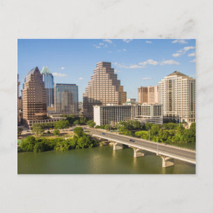 Cartão Postal Centro Skyline no Lago Lady Bird