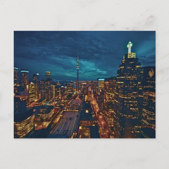 Cartão Postal Centro Toronto Cityscape, Centro Toronto, (Frente)