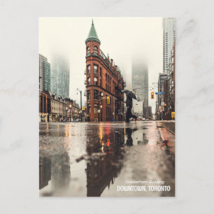Cartão Postal CENTRO, TORONTO, edifício Gooderham