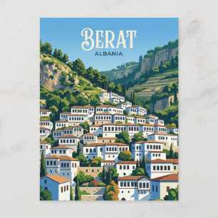 Cartão Postal Centros Históricos de Berat e Gjirokaster Albânia