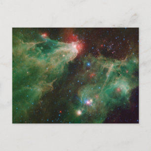 Cartão Postal Cepheus B e C Nebulosa Verde