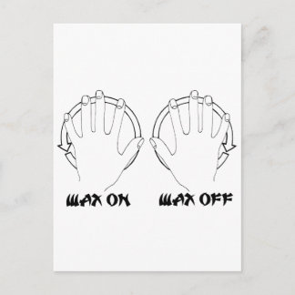 Cartão Postal cera no karatê