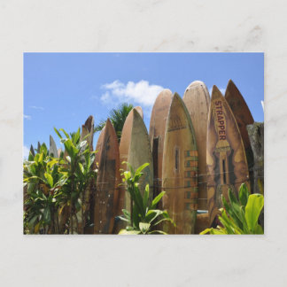 Cartão Postal Cerca de Maui Surfboard