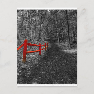 Cartão Postal Cerca Vermelha