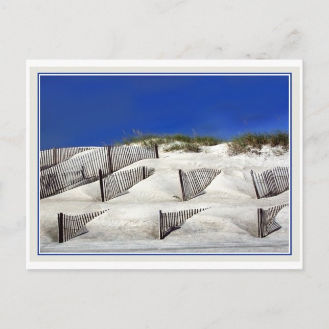 Cartão Postal Cercas de areia (Frente)
