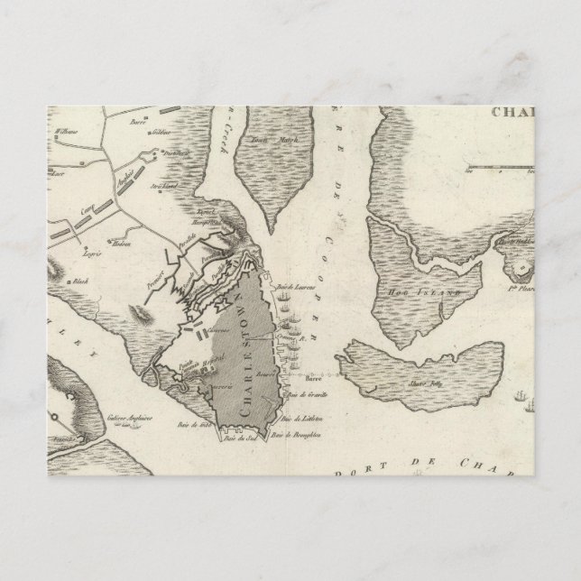 Cartão Postal Cerco de Charleston (Frente)