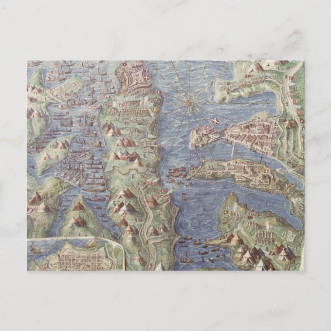 Cartão Postal Cerco de Malta (Frente)