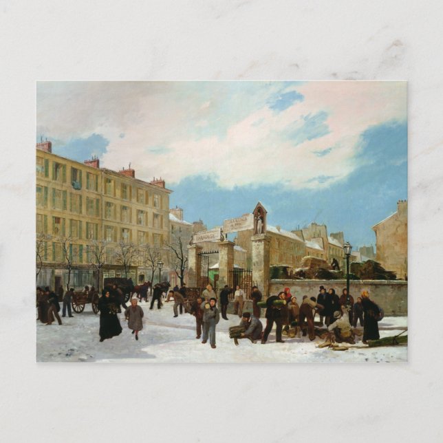 Cartão Postal Cerco de Paris (Frente)