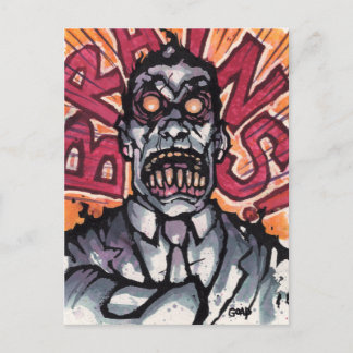 Cartão Postal Cérebro! Cartaz - Cabeça