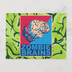 Cartão Postal Cérebros de Zumbi