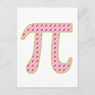 Cartão Postal cereja pi (tarte)