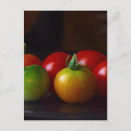 Cartão Postal cereja-tomatos