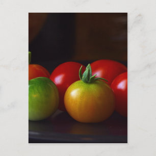 Cartão Postal cereja-tomatos
