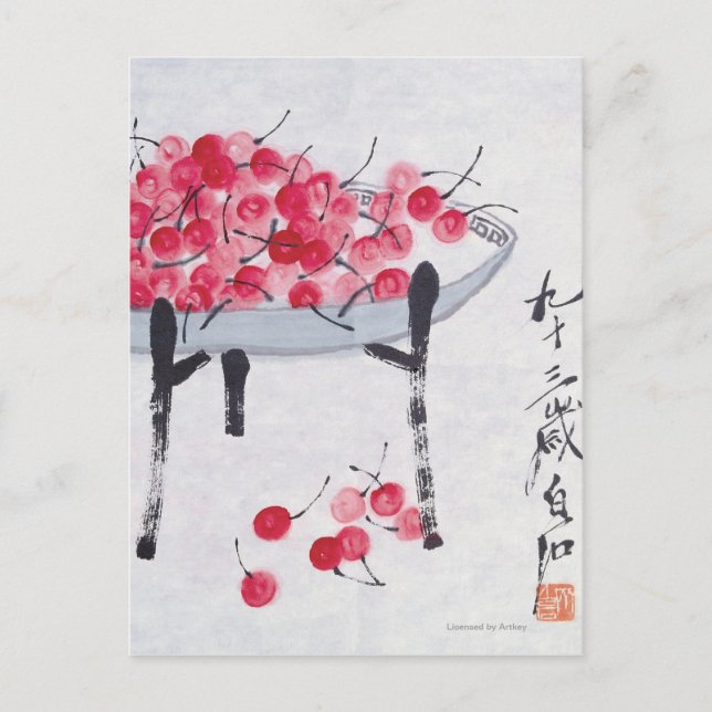 Cartão Postal Cerejas (Frente)