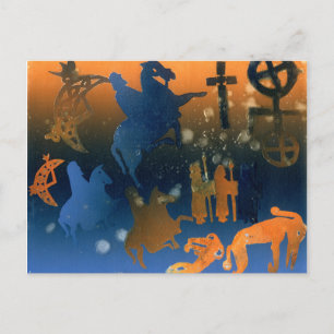 Cartão Postal Cerimônia Picta