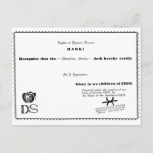 Cartão Postal certificado legionário