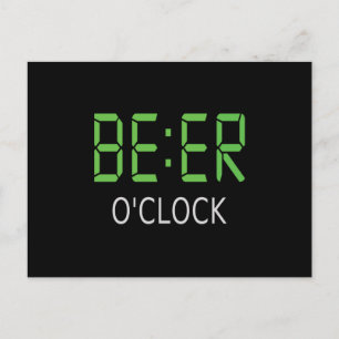 Cartão Postal Cerveja à hora