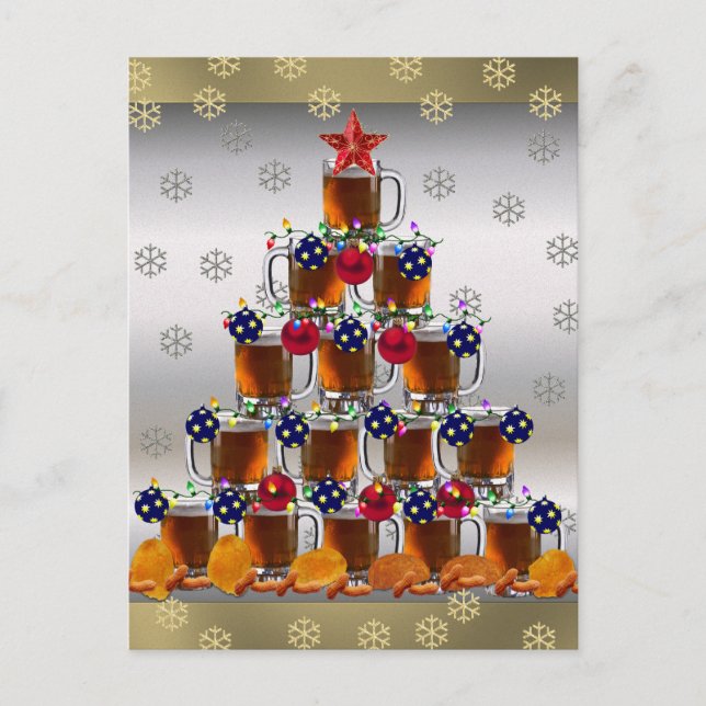 Cartão Postal Cerveja e Chips (Frente)