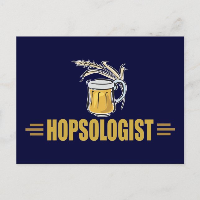 Cartão Postal Cerveja Engraçada (Frente)