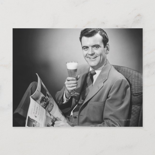 Cartão Postal Cerveja Fria De Gelo (Frente)