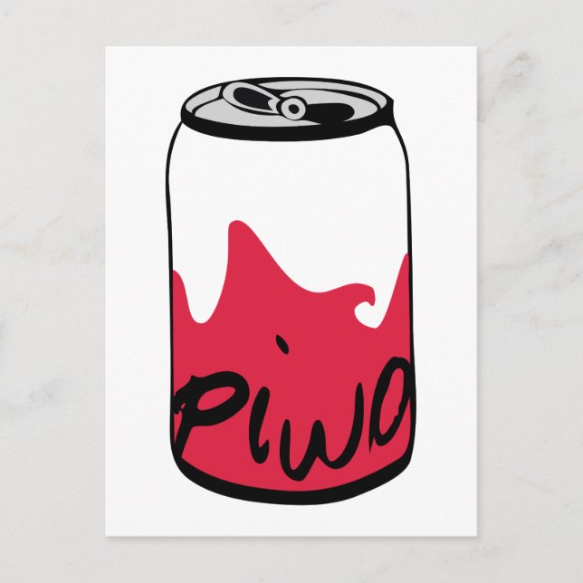Cartão Postal Cerveja Polonesa (Piwo) (Frente)