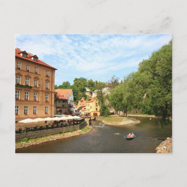 Cartão Postal Cesky Krumlov 002, foto checa (Frente)