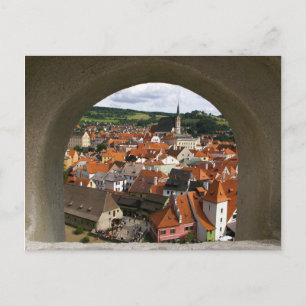 Cartão postal Cesky Krumlov, República Checa
