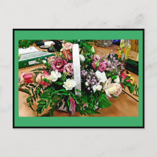 CARTÃO POSTAL CESTA COM ALÇA