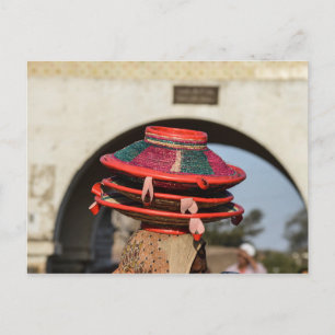 Cartão Postal Cestos para o Mercado em Harar, Etiópia