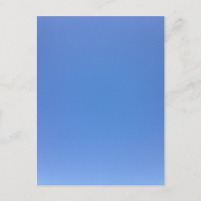 Cartão Postal Céu azul (Frente)