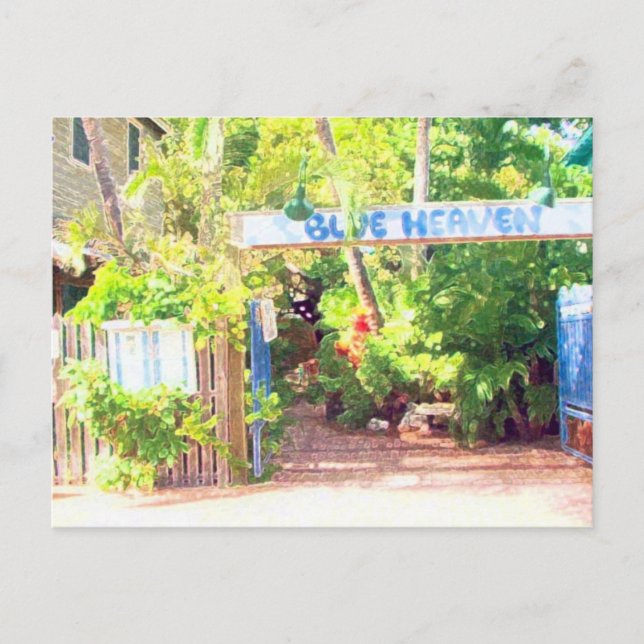 Cartão Postal Céu Azul (Frente)