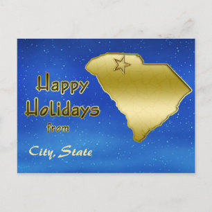 Cartão Postal Céu Azul Céu Céu Céu Cósmico Personalizado do Mapa
