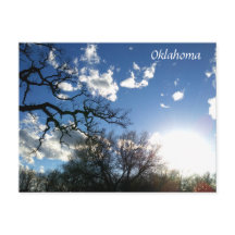 Céu Azul do Cartão-Postal de Oklahoma 1