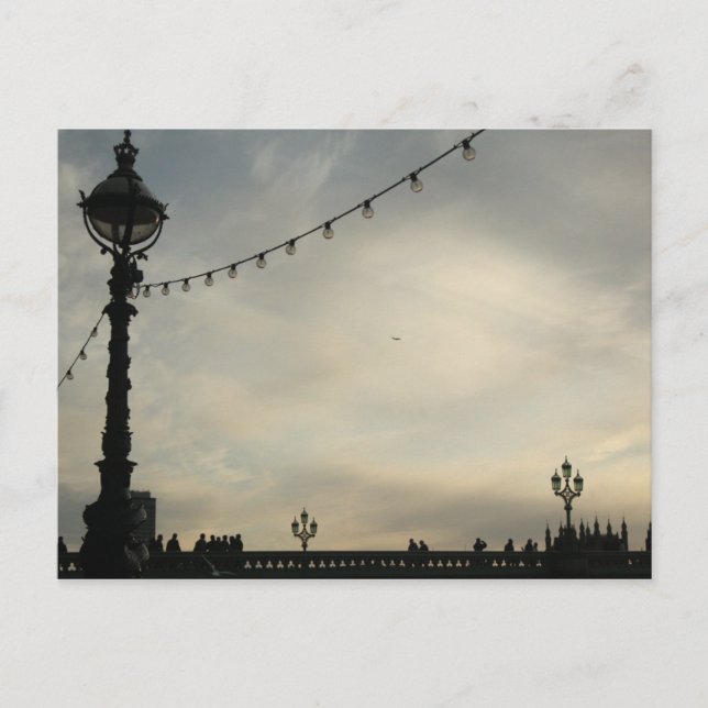 Cartão Postal Céu cremoso (Frente)