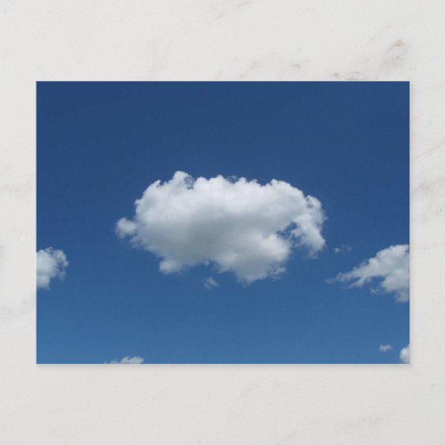 Cartão Postal Céu de Verão (Frente)