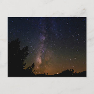 Cartão Postal Céu noturno da Via Láctea, Califórnia