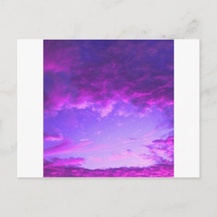 Cartão Postal Céu Roxo