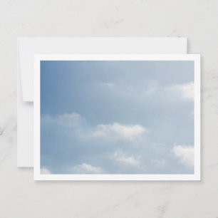 Cartão Postal Céus Azuis com Nuvens 5957 Relaxante Pacífico
