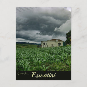 Cartão Postal Céus Tempestuosos Sobre Bhunya Eswatini