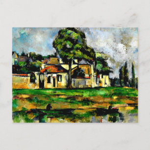 Cartão Postal Cezanne - Bancos da Marne
