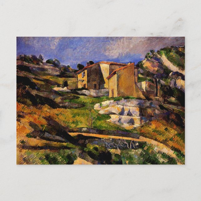 Cartão Postal Cezanne - Casas em Provença (Frente)
