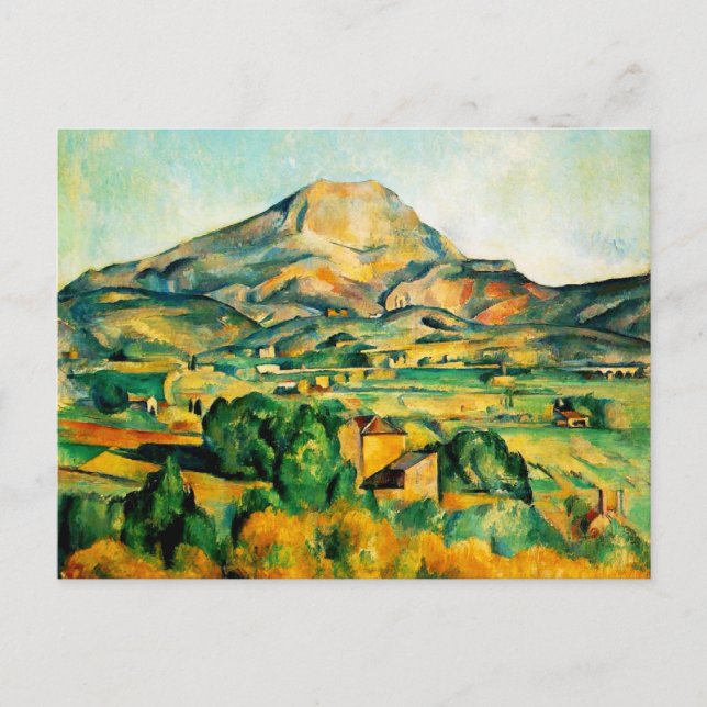 Cartão postal Cezanne Mont Sainte-Victoire (Frente)