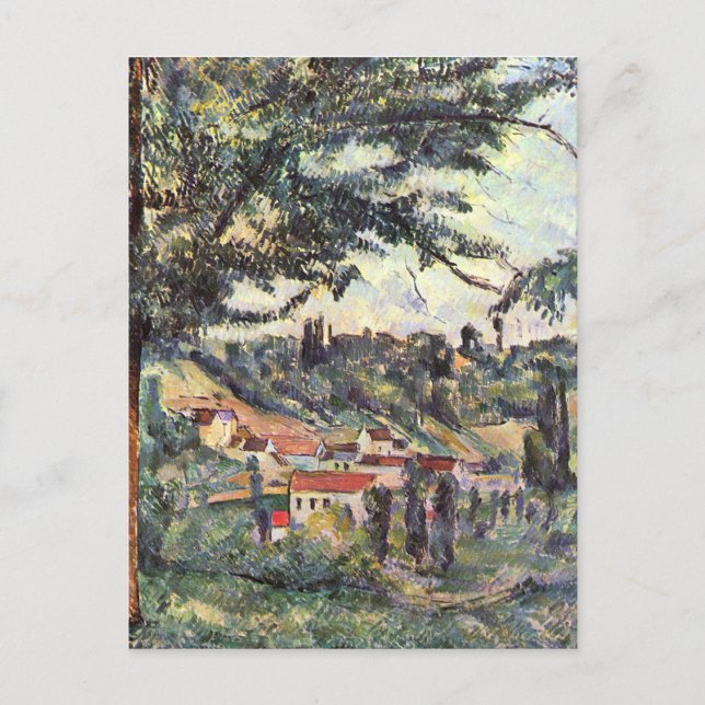 Cartão Postal Cezanne - O Hameau des Patis (Frente)