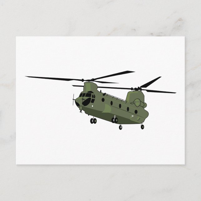 Cartão Postal CH-47 Chinook (Frente)