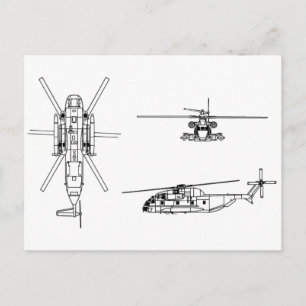 Cartão Postal CH-53 Sea Stallion