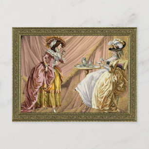 Cartão Postal Chá à tarde