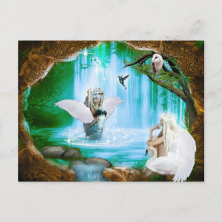 Cartão Postal Chá Anjo