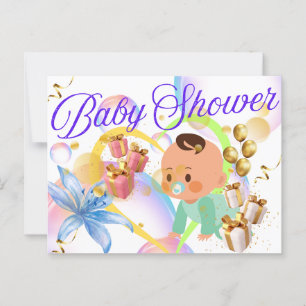 Cartão Postal Chá de Bebê