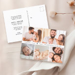 Cartão Postal Chá de fraldas de Colagem de Fotos de Nascimento S<br><div class="desc">Personalize estes Chás de fraldas, obrigado cartas com uma bela coleção de fotos do seu bebê e família. Estes cartões postais também funcionam como um anúncio de nascimento ao mesmo tempo que o bebê está aqui. Obrigado a sua família e amigos que te tomaram banho com o seu amor e...</div>