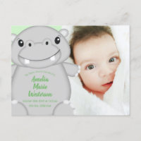Chá de fraldas Hippo
